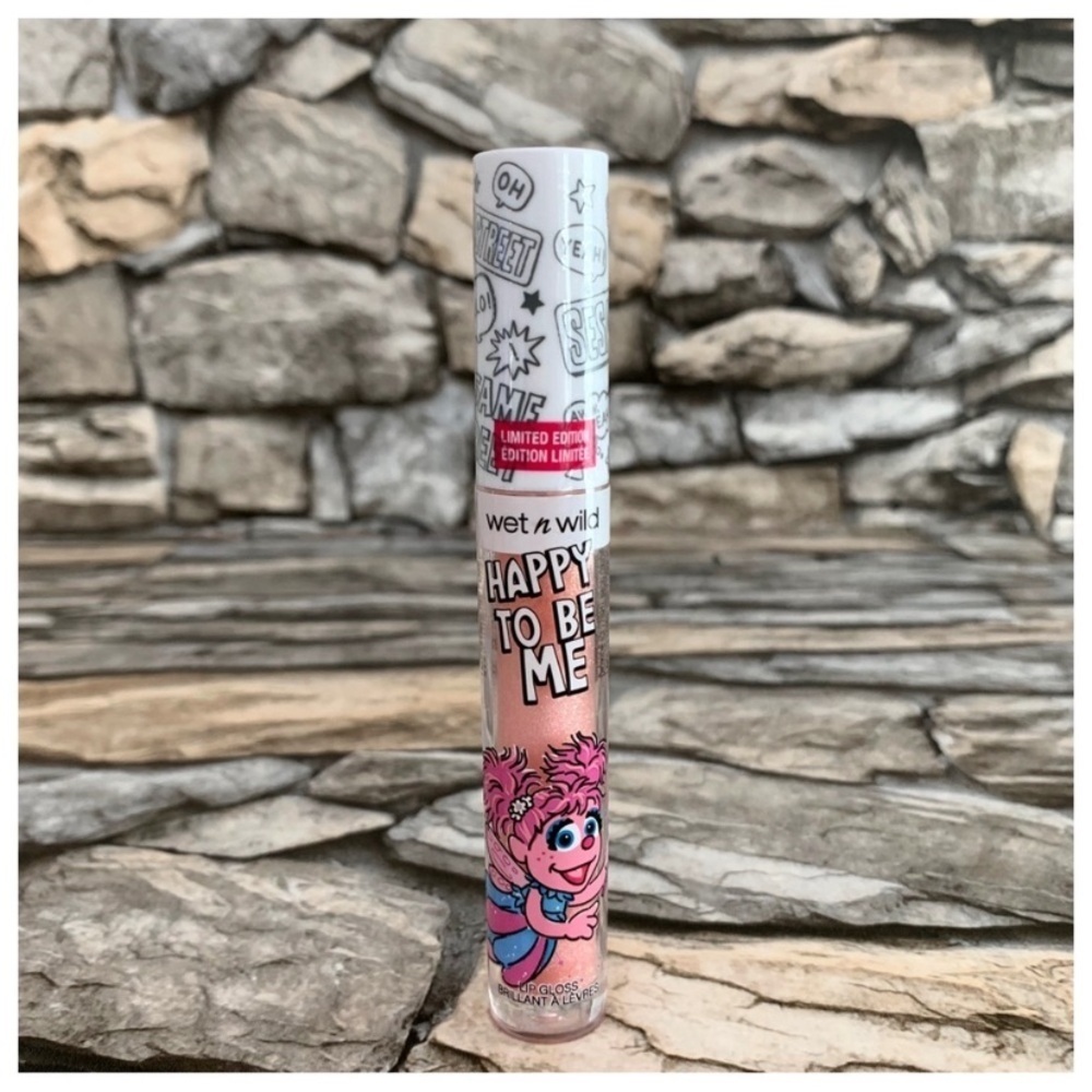 Sesame Street Wet n Wild Fairy Tales Pink Abby Cadabby Lip Gloss Limited Edition